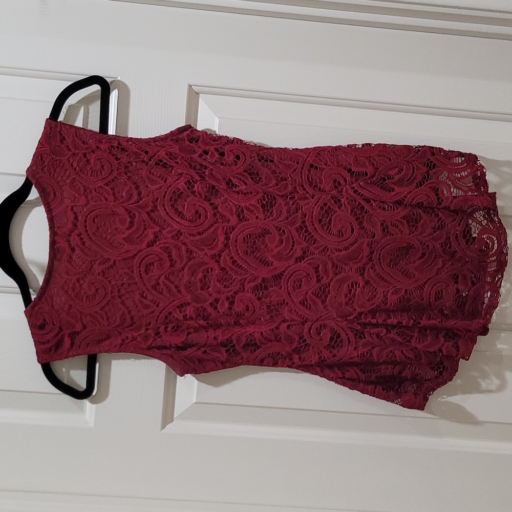 SCOBE Lace Sleeveless Top with accessory Size S - Picture 2 of 7